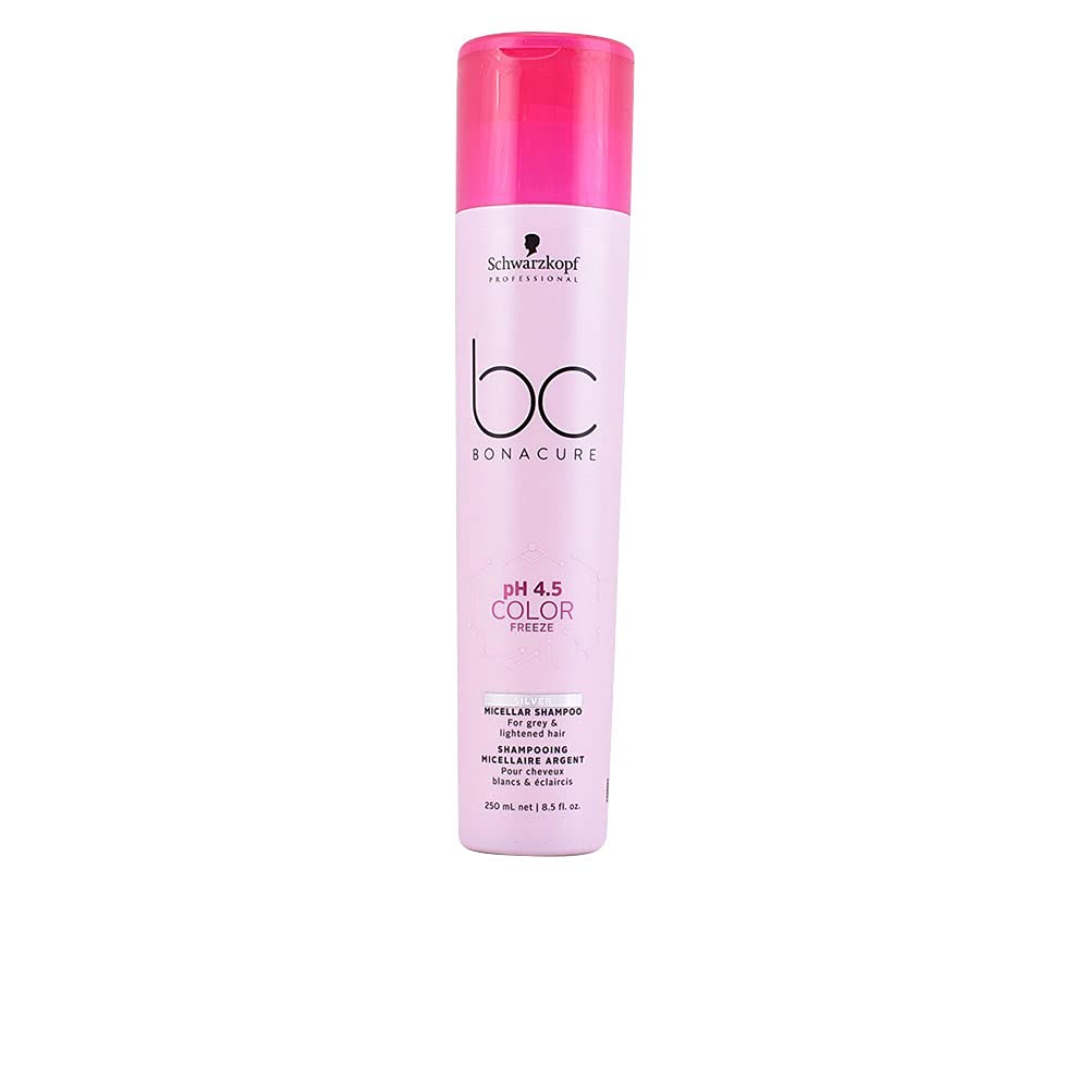 BC BONACURE Champú de plata micelar congelado de color pH 4.5, 8.5 onzas