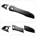 Door Handle Cover Trim Compatible With 10th Gen Honda Civic Sedan Hatchback Coupe Type R 2016 2017 2018 2019 2020 2021 Exterior Door Handles with smart Entry keyhole Matte Black Car Decoration