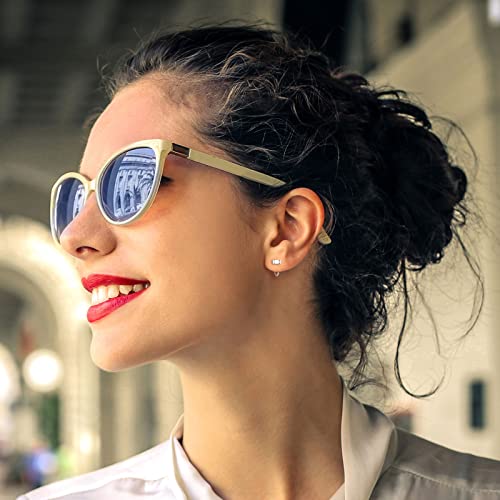 SEVENWELL 925 Sterling Silver Half Hoop Earrings for Women Tiny Open Huggie Cartilage Hoop Earring Hypoallergenic Minimalist Everyday Jewelry3