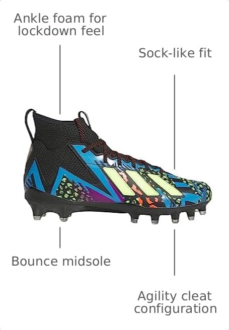 Image of Adidas Mens Freak 23 Inline Football Cleats