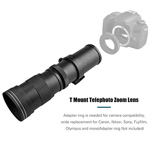 Docooler Super Teleobjektiv Kamera MF Super Tele Zoomobjektiv F / 8.3-16 420-800 mm T-Fassung mit universellem 1/4… – Bild 6