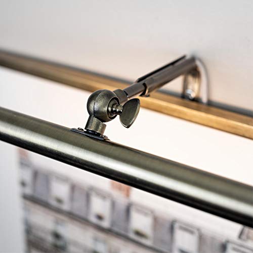 Westinghouse Lighting 7501300 14 Inch, 4 Watt Adjustable Led Picture Light With Decorative Hinge, Antique Brass Finish, 3000K #TOP4