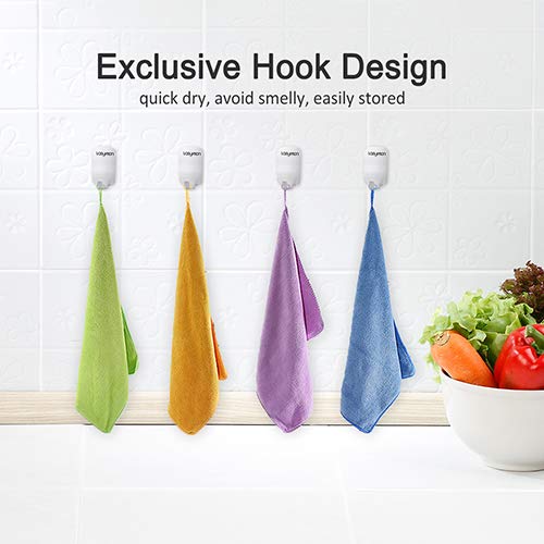 image for Lasyman 12PCS Premium Microfiber Cloth - Lint Free-Micro Fibers Towels