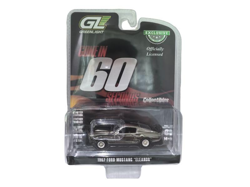 Modelo de coche Ford Mustang Eleanor 1967 escala 1:64 miniatura 2