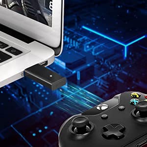 Fooao Wireless Adapter For Xbox Controller Works With Pc Windows 10/8.1/7 Compatible With Xbox One Xbox Series X Xbox One X S Controller Elite Series #TOP1