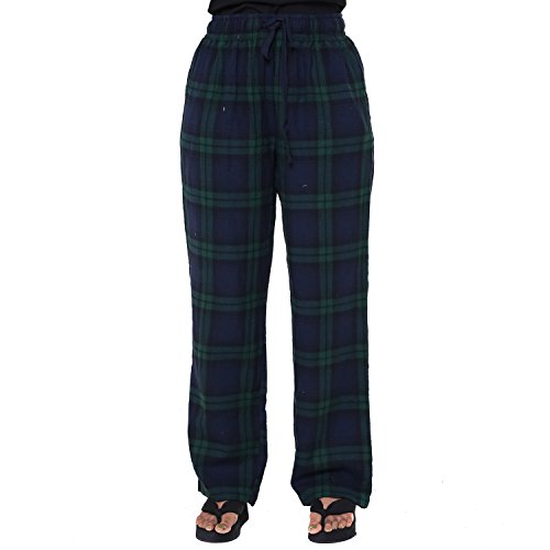 Image of Womens Multicolor Cotton Checkered Pyjama | Checks Pajama for women with Elastic & Drawstring Plus Size (S TO 8XL)