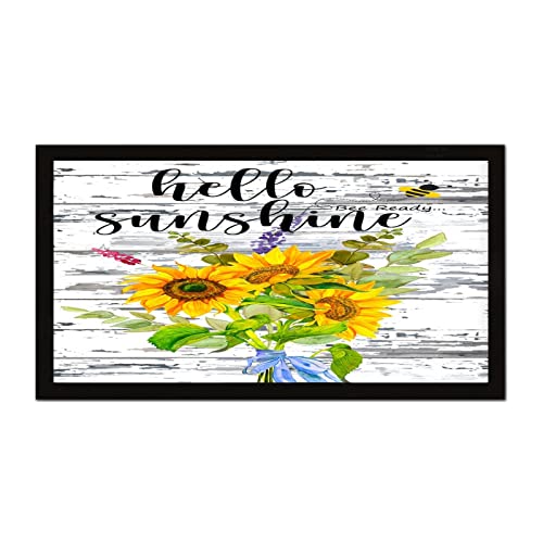 Plaque murale en bois tournesol, le cadeau idéal pour une crémaillère