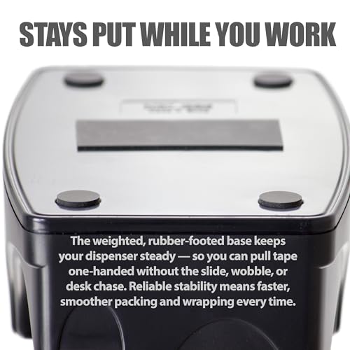 Officemate Recycled 2-in-1 Heavy Duty Tape Dispenser, Black (96690) image 8