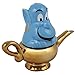 Disney Aladdin Salt & Pepper Shaker Set - Genie and Lamp Figural Design - Stackable - Ceramic