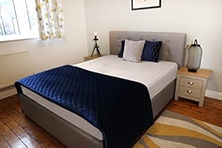 Soroor Bedding Fitted Sheet  Deep Pocket King Size Luxurious Super Soft Microfibre Fabric, Easy Care Shrinkage and Fade Resistant, Strong Elastic Hem, Bed Sheet 150 X 200 X 30 CM (Navy, King)