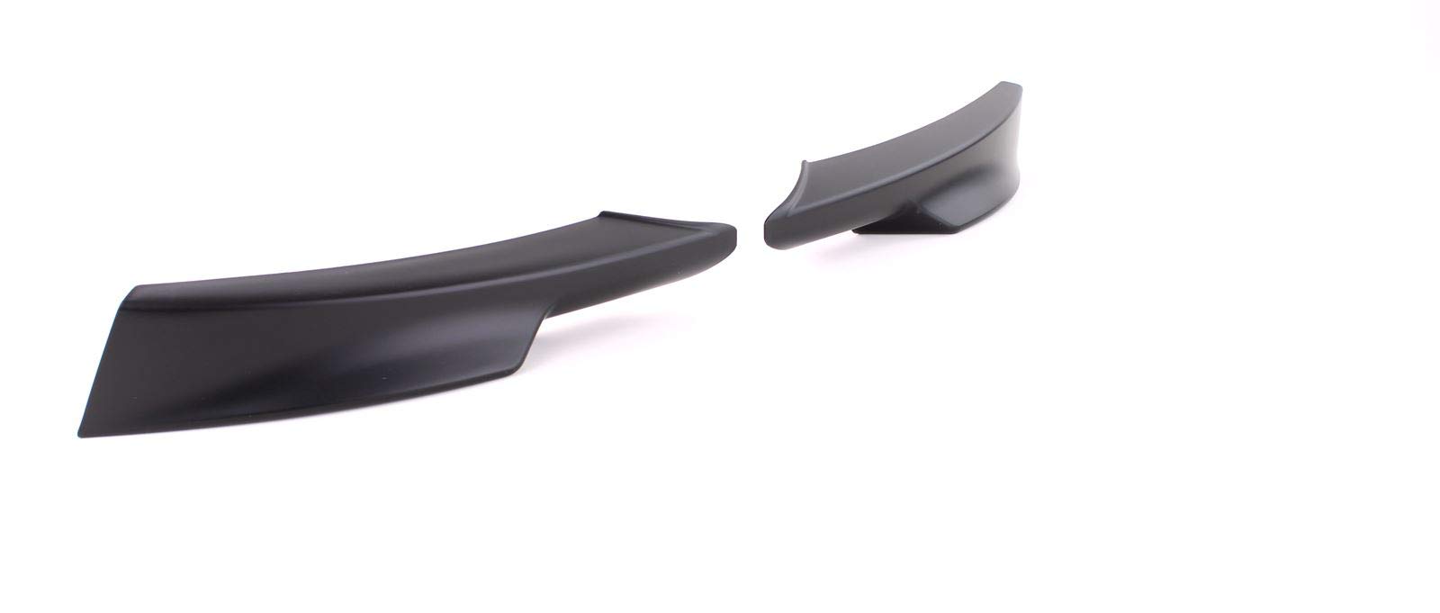Front Spoiler Flaps Splitter Schwarz Matt passt für 3er BMW E90 E91 08-12
