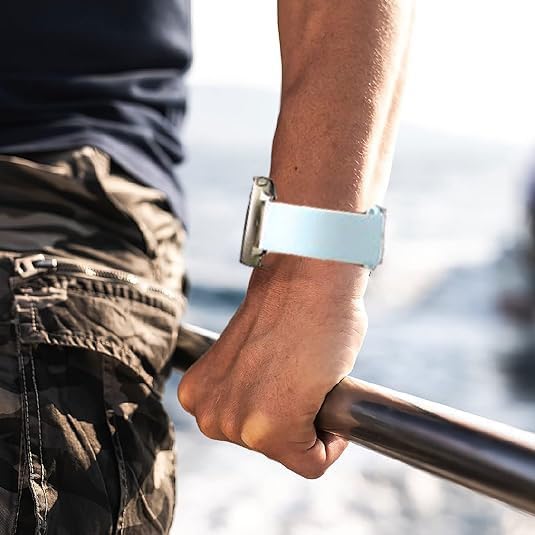 AR-01 - Correas de reloj inteligente, correas ajustables de silicona suave de 20 mm compatibles con Fitpolo AR-01, Aeac AR-01 Smartwatch (paquete de 5)