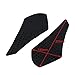CAIFEIYU Ajuste para Suzuki GSR400 GSR600 Protector Anti Deslizamiento Pad Pegatina Etiqueta engomada de la Rodilla Gas Sujetador de tracción Transporte 3M Calcomanía (Color : Black)