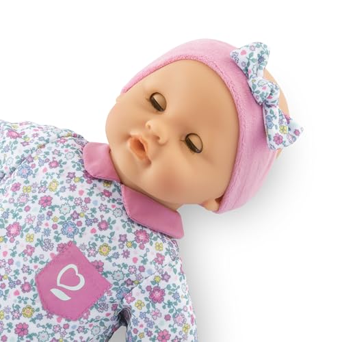 Muñeca Corolle Bébé Calin Capucine 12" cuerpo suave miniatura 4