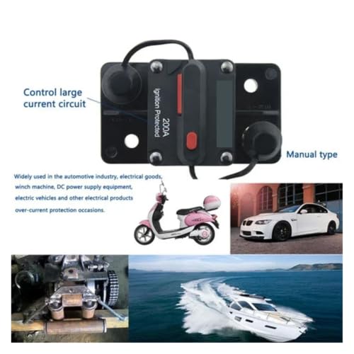 Disyuntor de 40A auto reiniciable 12V 24V con protección impermeable 3