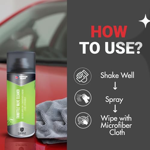 Image of Nippon Paint n-Shield Throttle Valve Cleaner Spray 150 ml | Removes Carbon Deposits | Improves Engine Performance | Smooth Idling | Cleans Engine Components | Asia Pacific's No.1 Paint Brand
