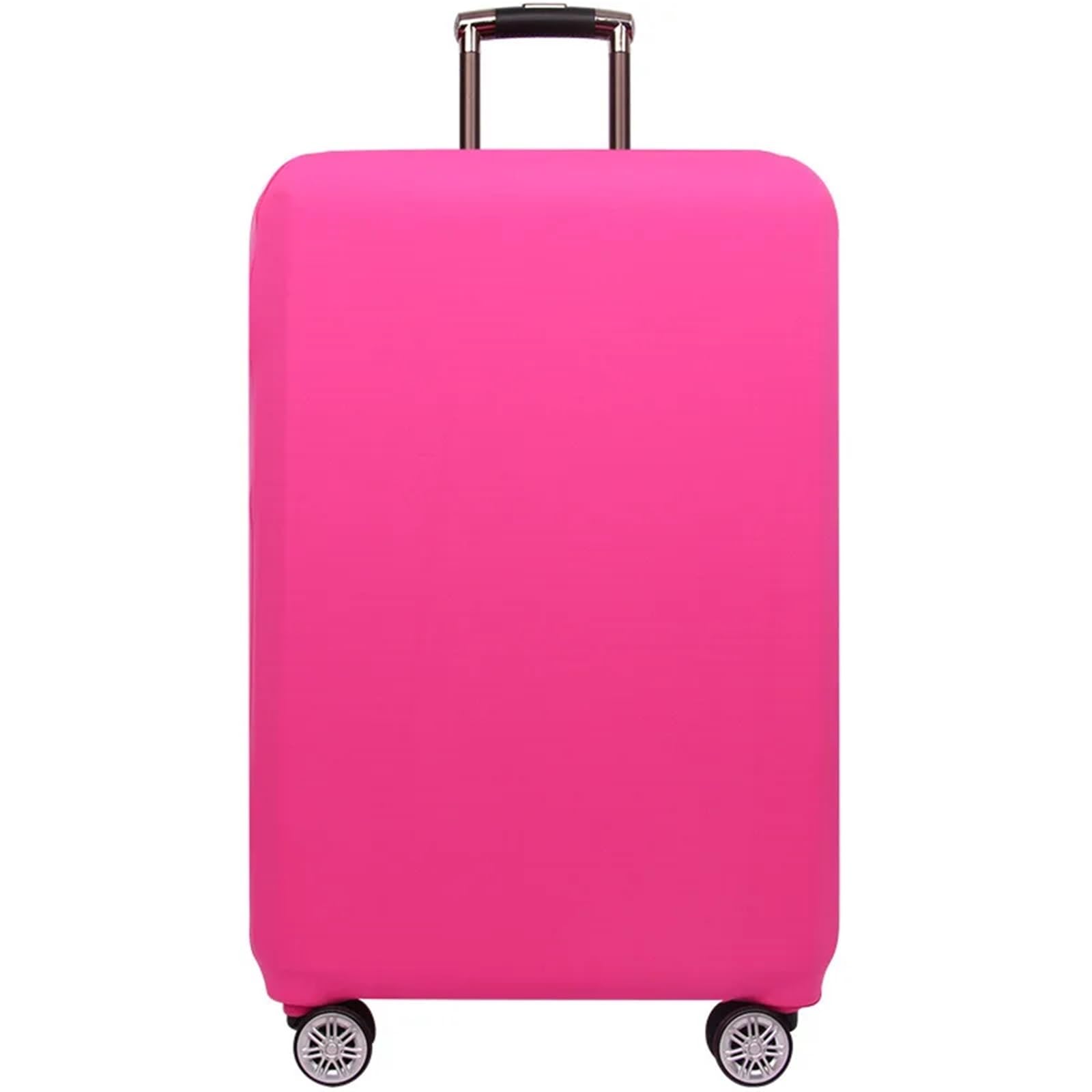 2 stücke Dicke Elastische Feste Gepäck Schutzhülle Zipper Anzug for 18-32 Zoll Tasche Koffer Abdeckungen Trolley Abdeckung Reise Zubehör(Rose red,M 22-24 inch)