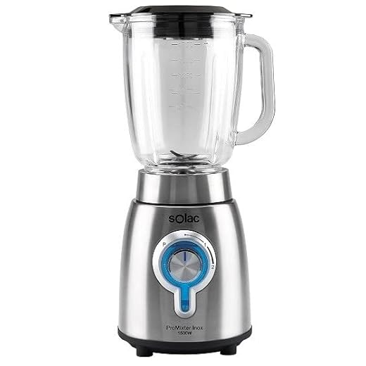 Solac Pro Mixter 1500 INOX Batidora de Vaso, W, Acero Inoxidable