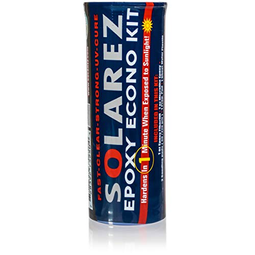 image for SOLAREZ EPOXY Econo Gift KIT ~ UV Cure Surfboard Repair Epoxy, SUP, Wa