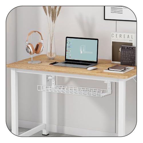 Tiroir de bureau caché à clipser sous table pour rangement - 7
