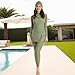 Peosaard Womens Muslim Swimsuits,Burkini Hijab Bathing Suit,Long Sleeve Full Coverage Burkini Swimwear for Women/XL