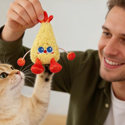 Jouet interactif pour chat rechargeable contre l'ennui et la solitude du chaton - 4