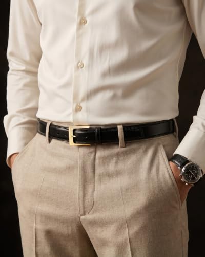 Image of CHAOREN Mens Belts Leather Gift for Men - Ideal Match for Mens Dress Shoes