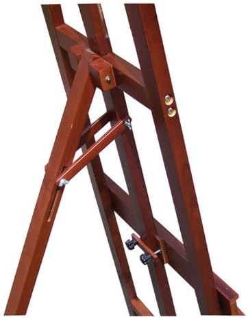 Miniatura 2 de Caballete de madera de la galería del museo de la caoba para la exhibición que dibuja la pintura