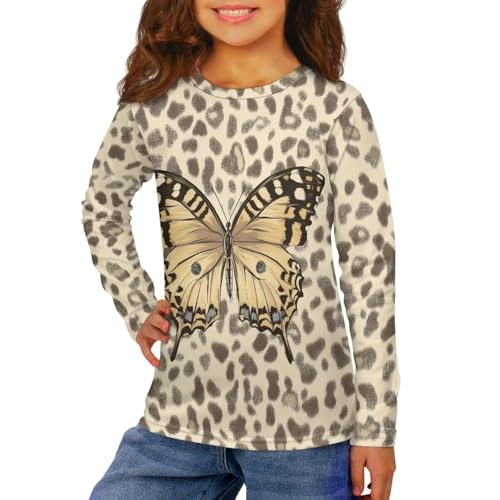 Image of Uourmeti Girls Graphic Tees Long Sleeve T Shirts for Teens Casual Tshirts Junior Sportswear Fall Tops