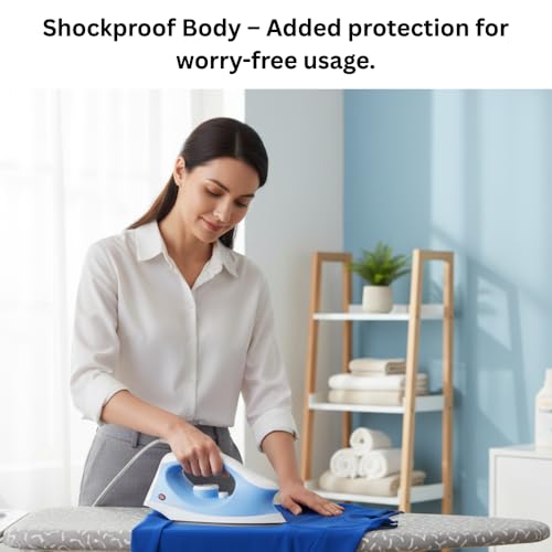 Image of New York 750W Juicer Mixer Grinder With 1000W Pattaya Dry Iron Combo | 3 Jar | Perfect for Juicing, Mixing, Blending | Stainless Steel Blades | White & Blue | 2 Years Warranty