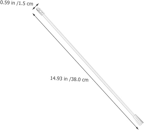 Miniatura 9 de DOITOOL Cortinas venecianas para ventanas, barras de cortina para ventanas, sin cordón, persianas enrollables, cortina de ventana, varita,