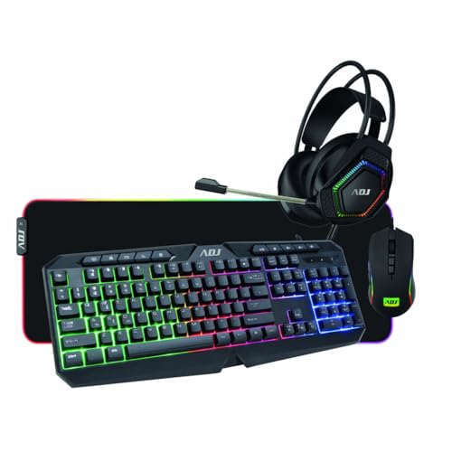 Tastiere modello TASTIERA/MOUSE/CUFFIA/PAD KIT HULK GAMING MULTIMEDIA 4IN1 WIRED ADJ