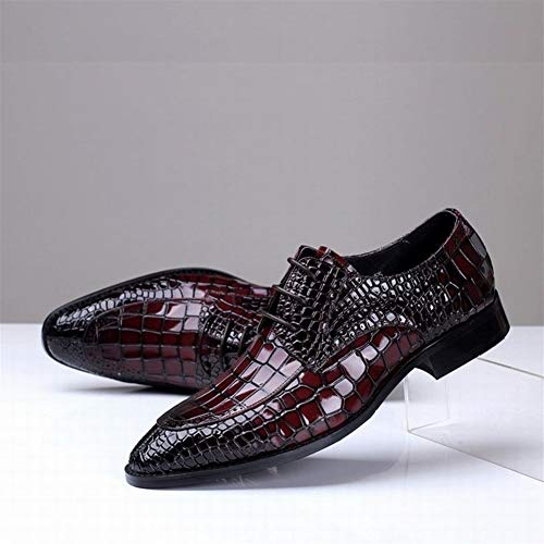 Oxford for Men Formal ShoesGenuine Leather Lace Up Pointed Toe4