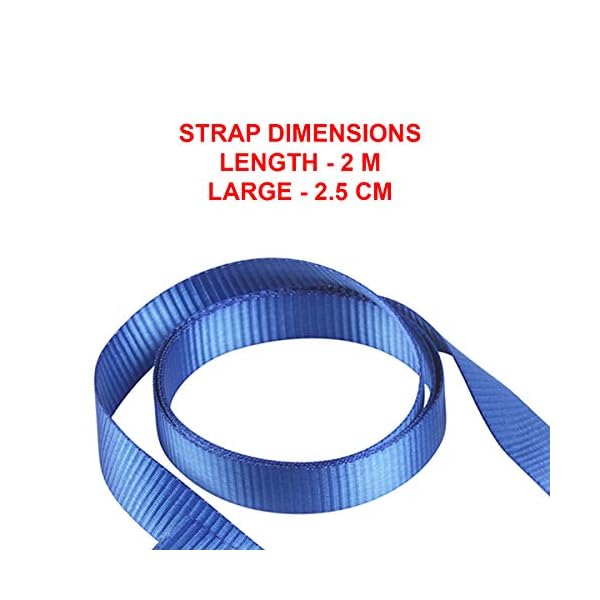 Master Lock 4368EURDAT Zertifizierter Spanngurt mit Ratsche und S-Haken, Blau, 2 m x 25 mm Gurt, 2-er Set – Bild 6