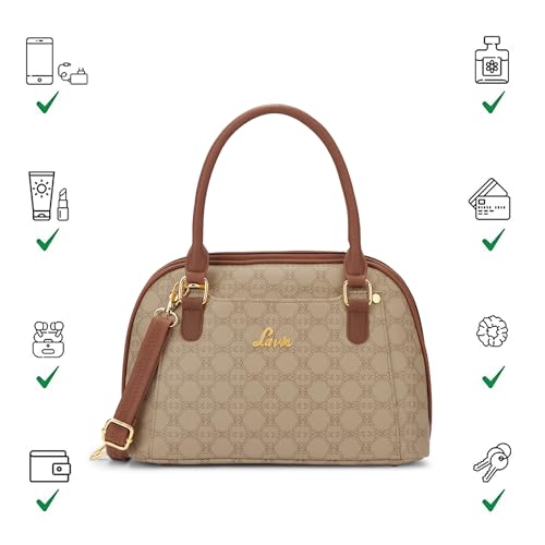 Image of Lavie Women's Fella 3C Dome Satchel Handbag for Women | Satchel Bag for Work | Ladies purse | Stylish Shoulder Bag | Gift For Women