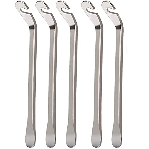 esowemsn 5pcs Metal Bike Tire Lever Bike Tire Kit Stainless Steel Bicycle Tire Removal Tools for Repairing Cycling Tire