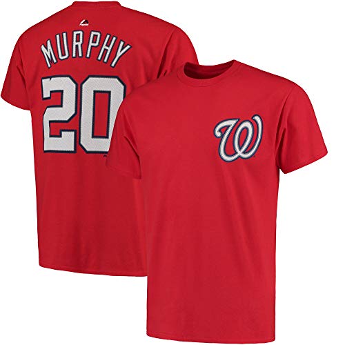 Daniel Murphy Washington Nationals Red Youth Player Name & Number T-Shirt (X-Large 18/20)