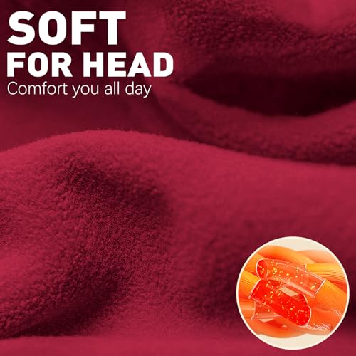 joeyoung fleece ear warmers for men women kids - winter headband ear muffs ear covers for cold weather running cycling ski