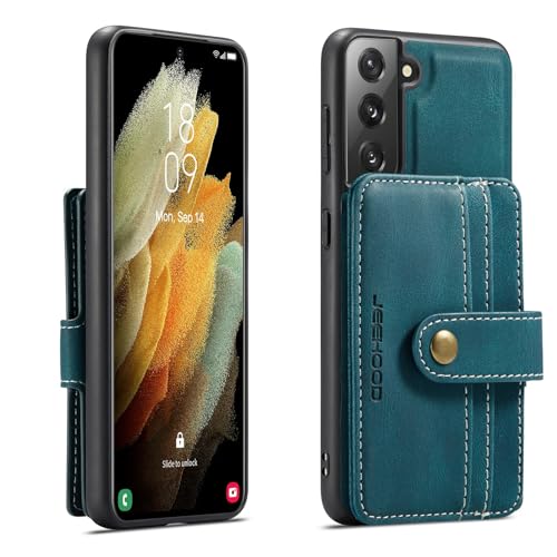 Étui en cuir Samsung S21 Plus housse portefeuille haut de gamme antichoc