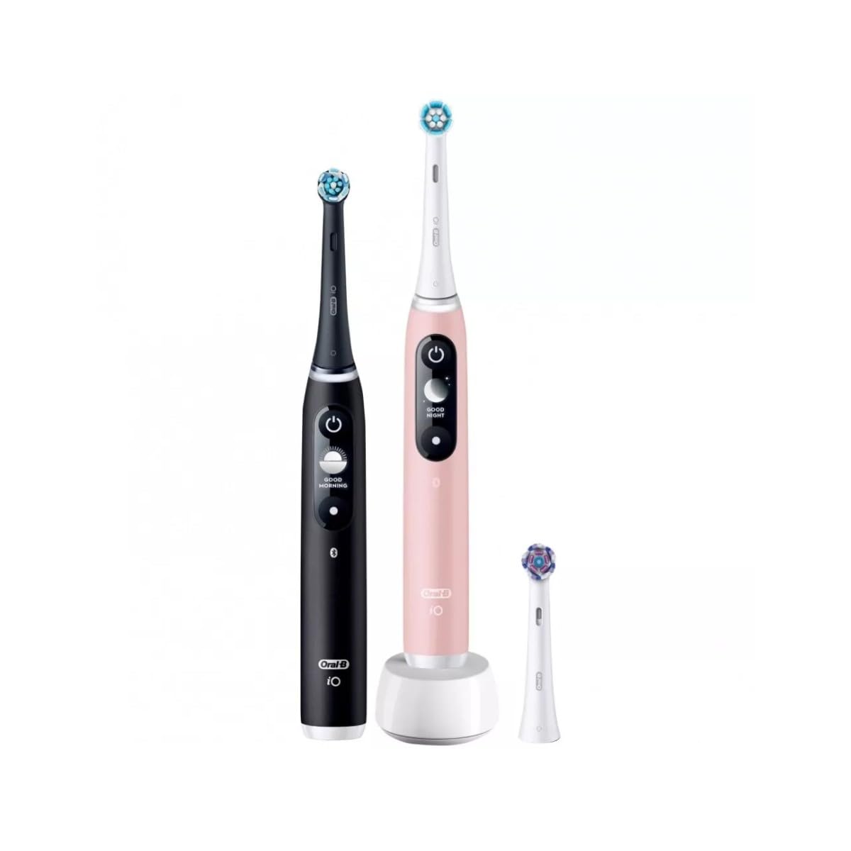 iO series 6 twin pack toothbrush 5 modes magnetic heads