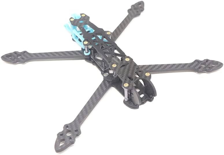 FEICHAO 5/6/7inch Drone Frame Carbon Fiber 225/260/295mm Rack Compatible with MAK4 O3 Air Unit Drone Spare Part (7 inch)