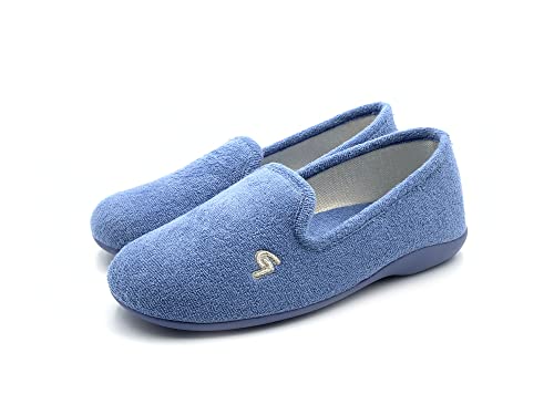 GARZON 7771.111 Zapatilla DE CASA Cerrada Rizo Star Grafito Mujer Talla: 38