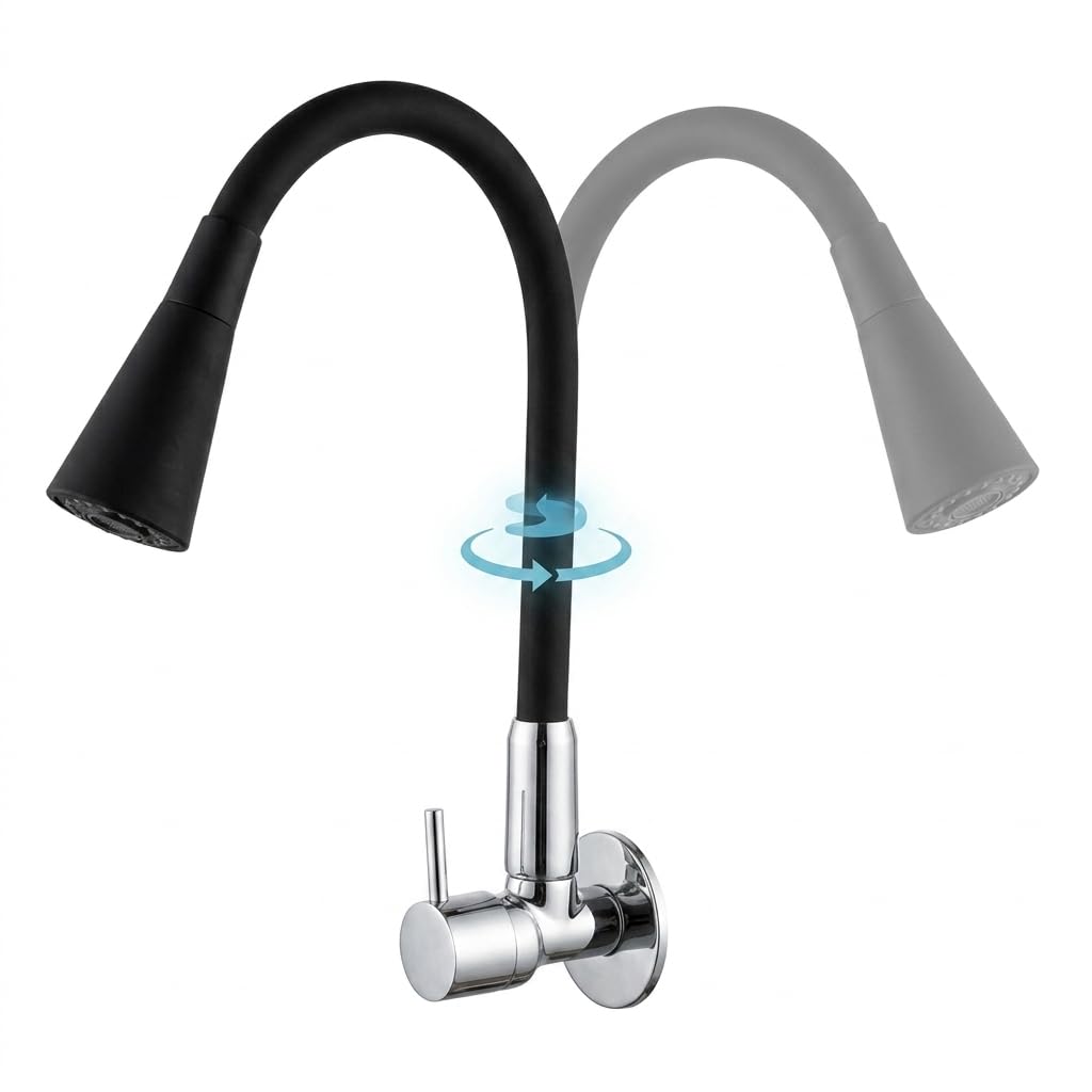 PISTIS Turbo Sink Faucet - Black, 360° Swivel -2 PISTIS Turbo Sink Faucet - Black, 360° Swivel -2