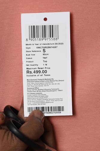 Image of Van Heusen Women's Solid Regular Fit T-Shirt