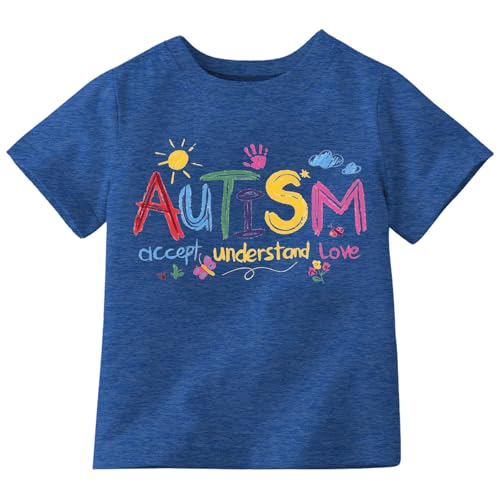 Autism Awareness Shirts Kids – Autism Acceptance Shirt Boys Girls Special Education Teacher Support Tops