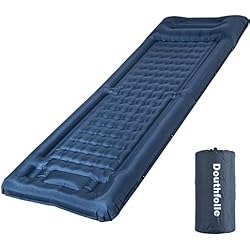 Colchóneta Termica Camping Esterilla Camping,Dothfolle 12cm Colchón Hinchable Colchoneta Camping Plegable Colchoneta para Dormir con Bomba de pie Incorporada y Almohadas para Mochileros, Caminatas,Tiendas de Campaña,Viajes