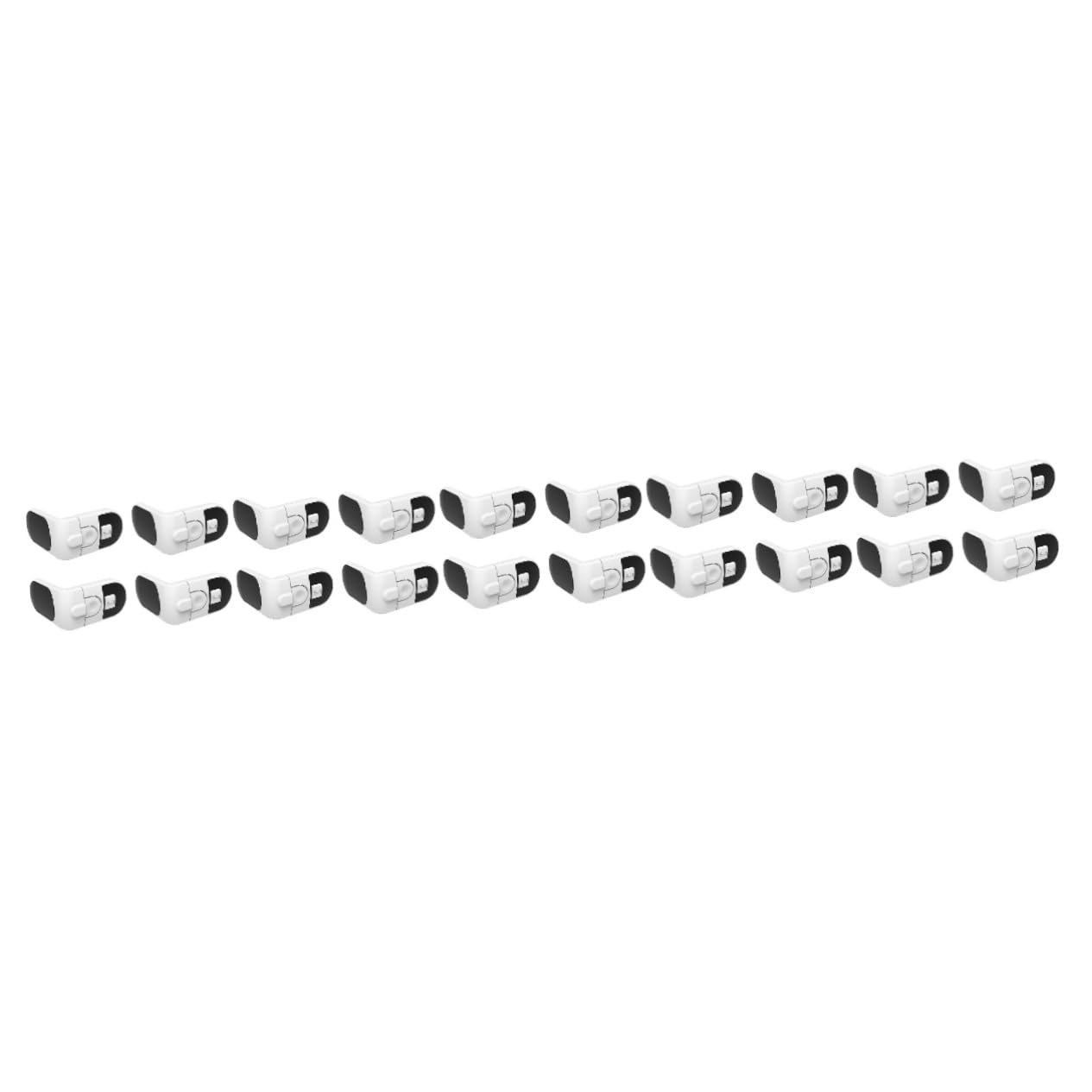 ibasenice 20piezas Cerraduras De Seguridad Para Armarios Cerraduras Para Frigoríficos y Muebles Protección Infantil Multiusos Instalación Rápida y Sencilla Para Hogares Bebés