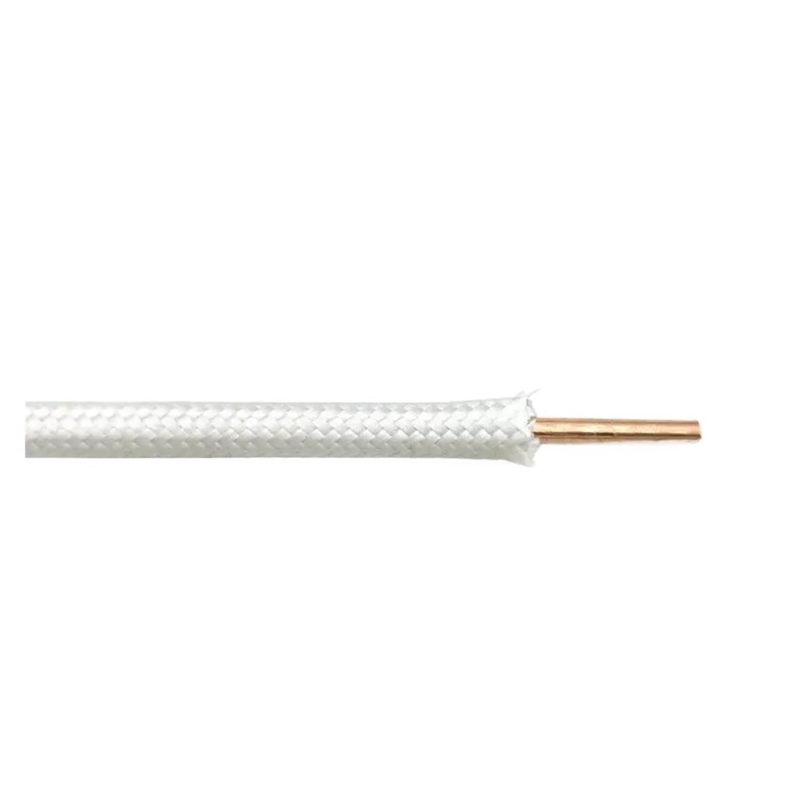 Cable eléctrico resistente a altas temperaturas, Rollo de 95 m alambre cobre trenzado nicrom mica/silicona alta temperatura 9-15 AWG(Mica 500 C,13AWG 2.5mm2)