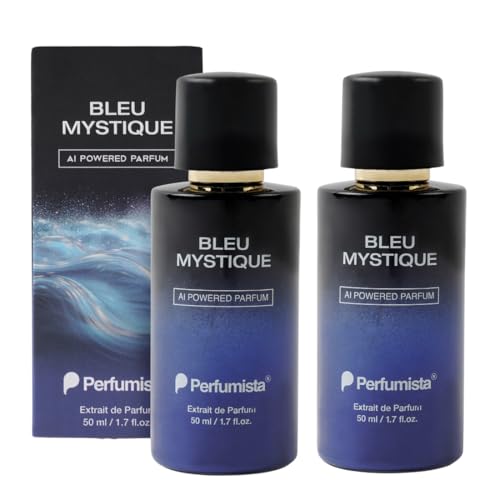 Image of Bleu Mystique Extrait de Parfum for Men | Long-Lasting Fresh & Woody Perfume - 50ML (Pack of 2) Premium Extrait de Parfum with Citrus, Woods & Musk | Strong Masculine Perfume for Men & Women