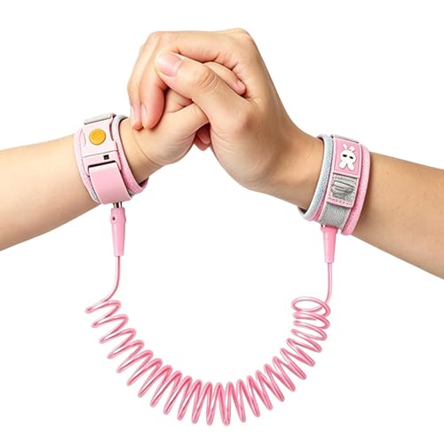 Pulsera antipérdida para niños, magnética, reflectante, correa de seguridad para la muñeca, antipérdida, para caminar, para niñas, viajes, al aire libre, camping, senderismo, museo, desplazamientos